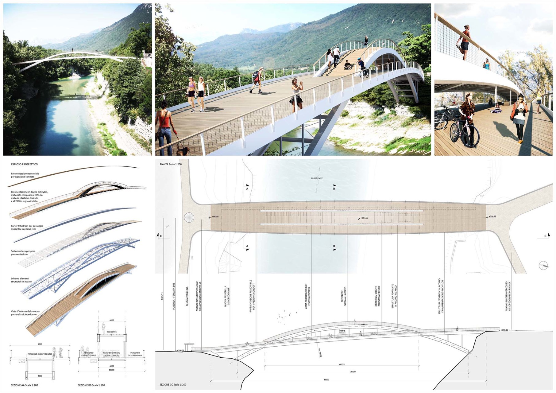 1 Wisp-Architects-Bridge Ponte nelle Alpi-Board