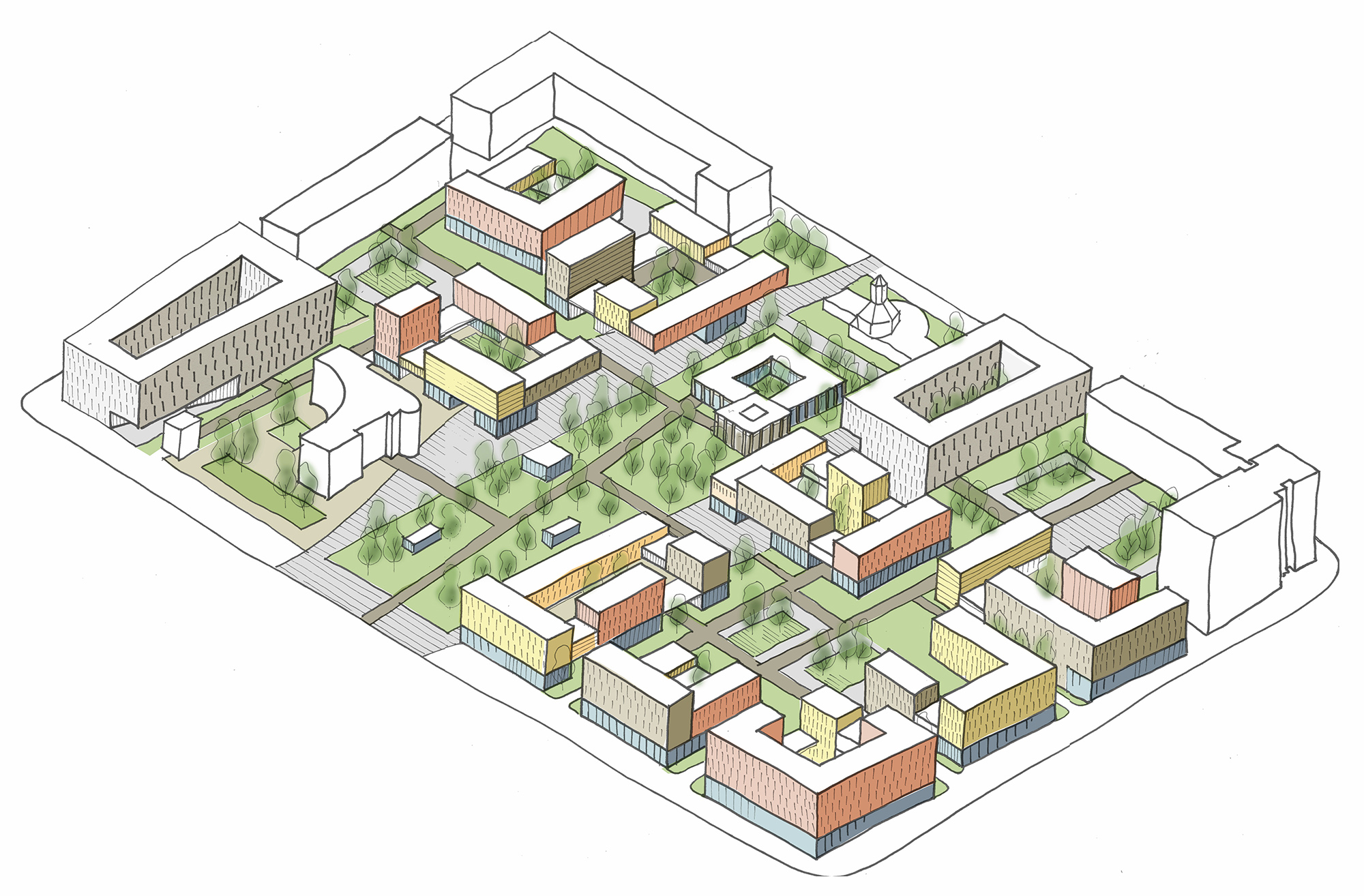 1 Wisp-Architects-Urban Block Russia-Sketch