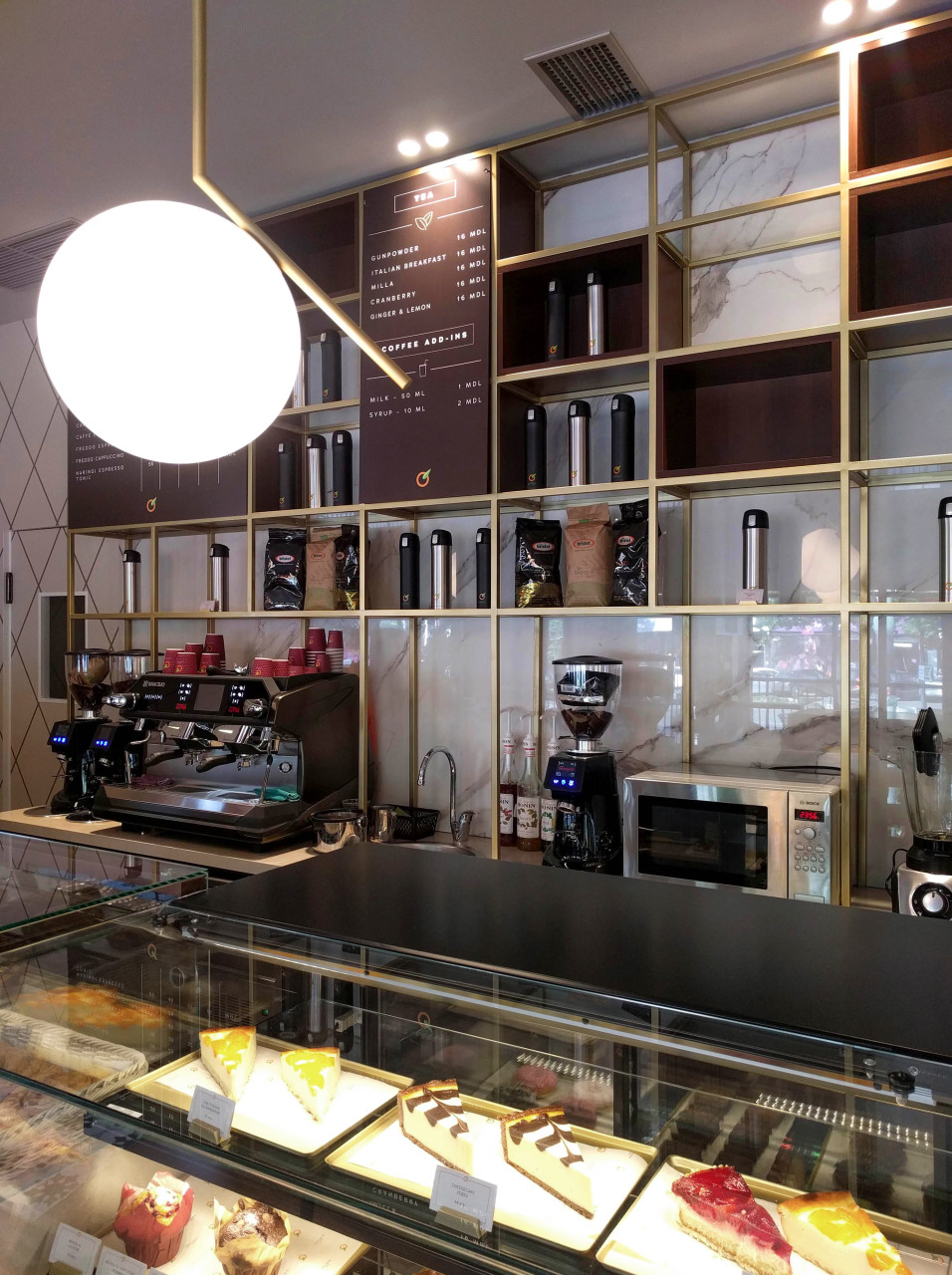 Naringi Café interiors_Counter detail